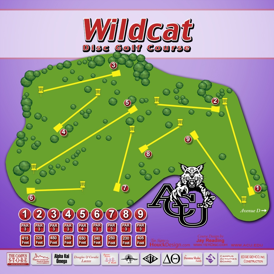 ACU Wildcat Disc Golf Professional Disc Golf Association
