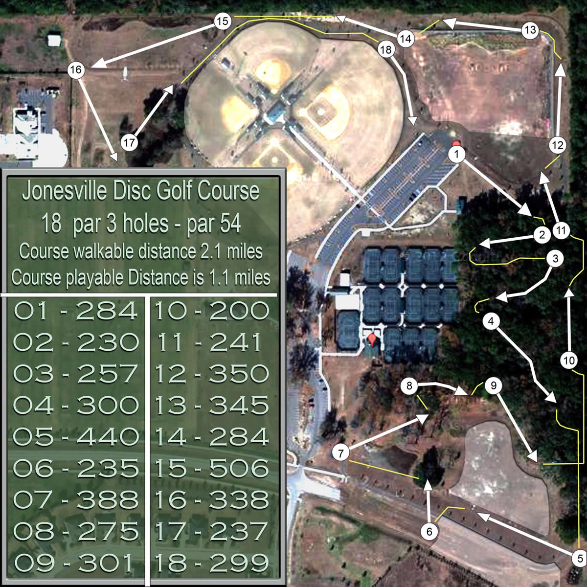 Jonesville Park Professional Disc Golf Association