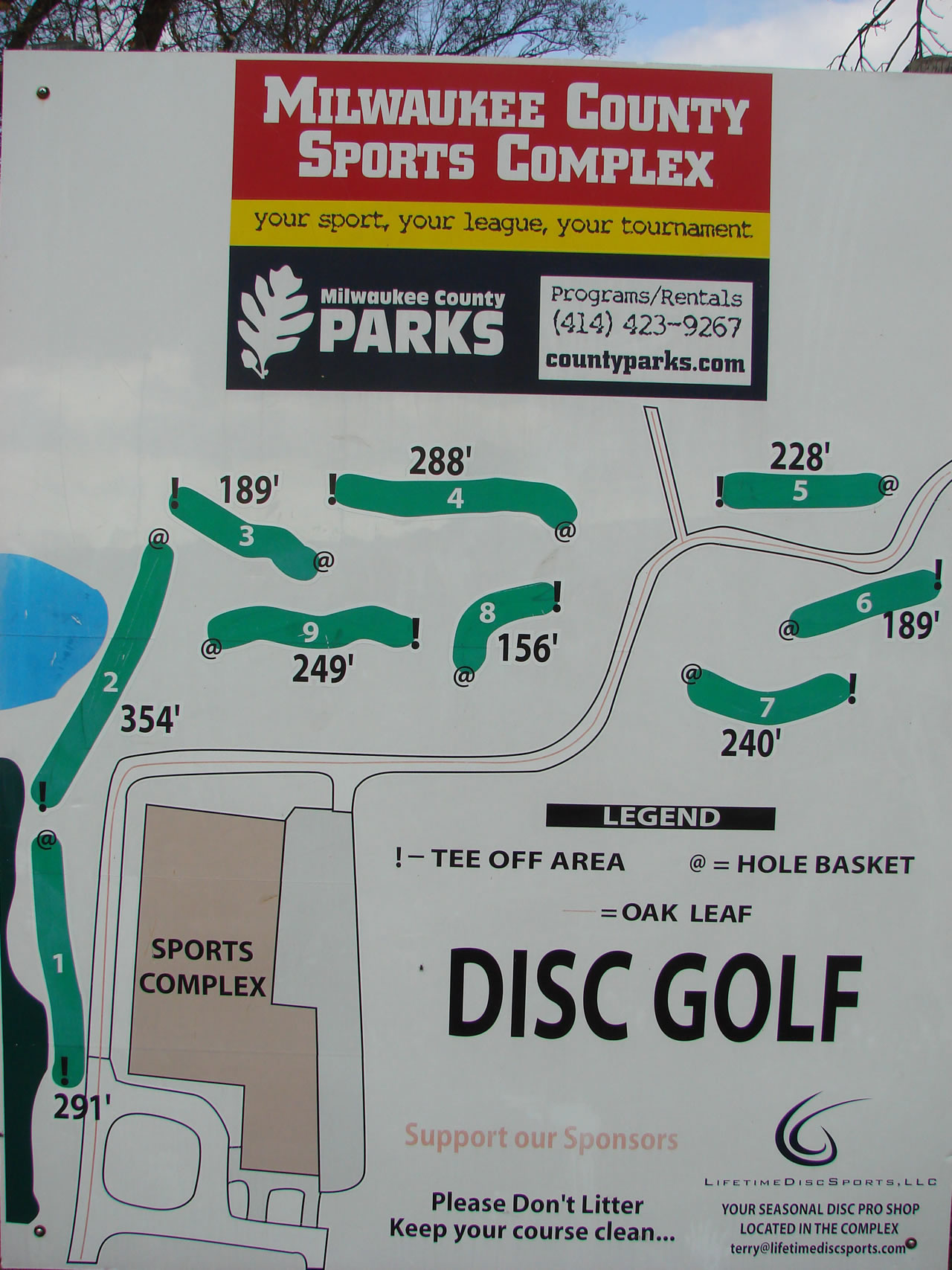 Milwaukee County Sports Complex Professional Disc Golf Association