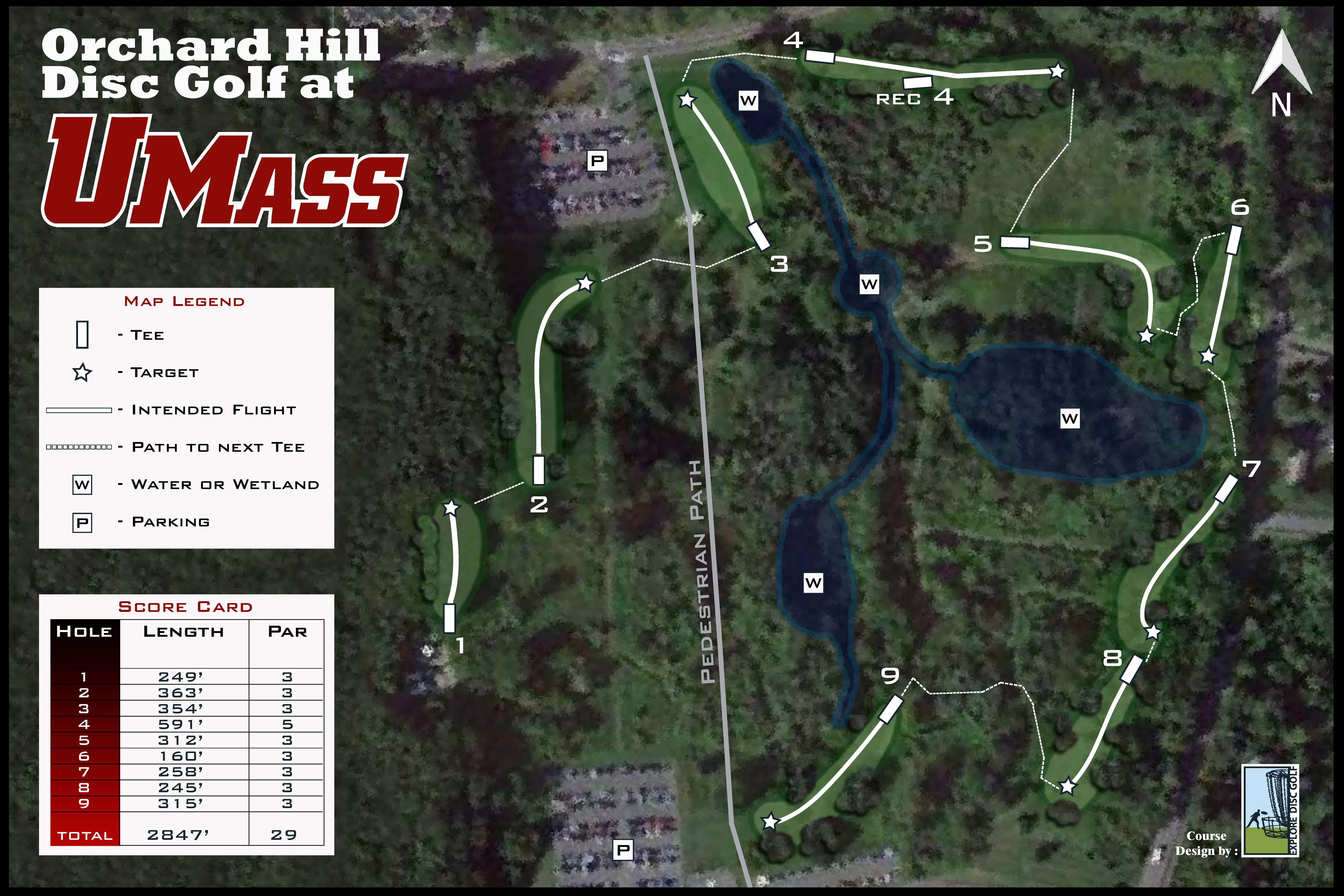 Orchard Hill Disc Golf at UMass Amherst Professional Disc Golf