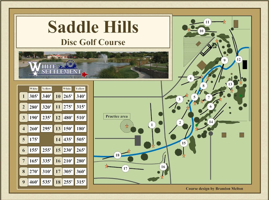 Saddle Hills Disc Golf Course Professional Disc Golf Association