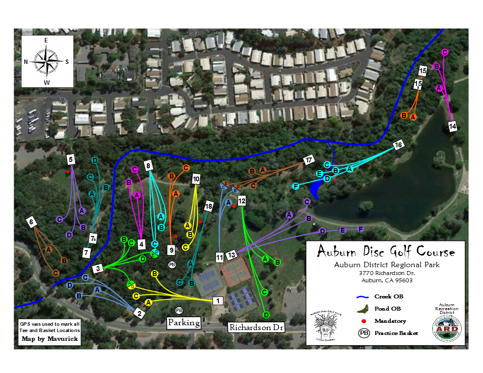 Auburn Regional Park Professional Disc Golf Association
