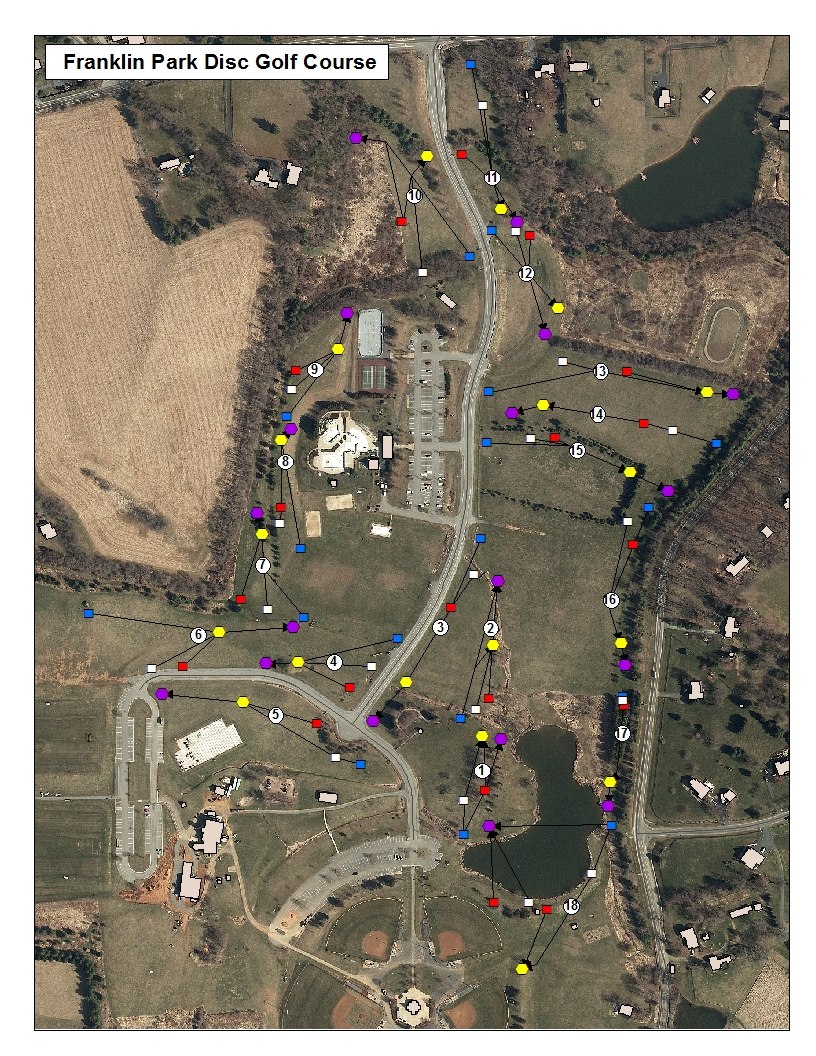 Franklin Park Disc Golf Course Professional Disc Golf Association