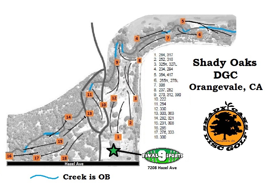 Shady Oaks Park Professional Disc Golf Association