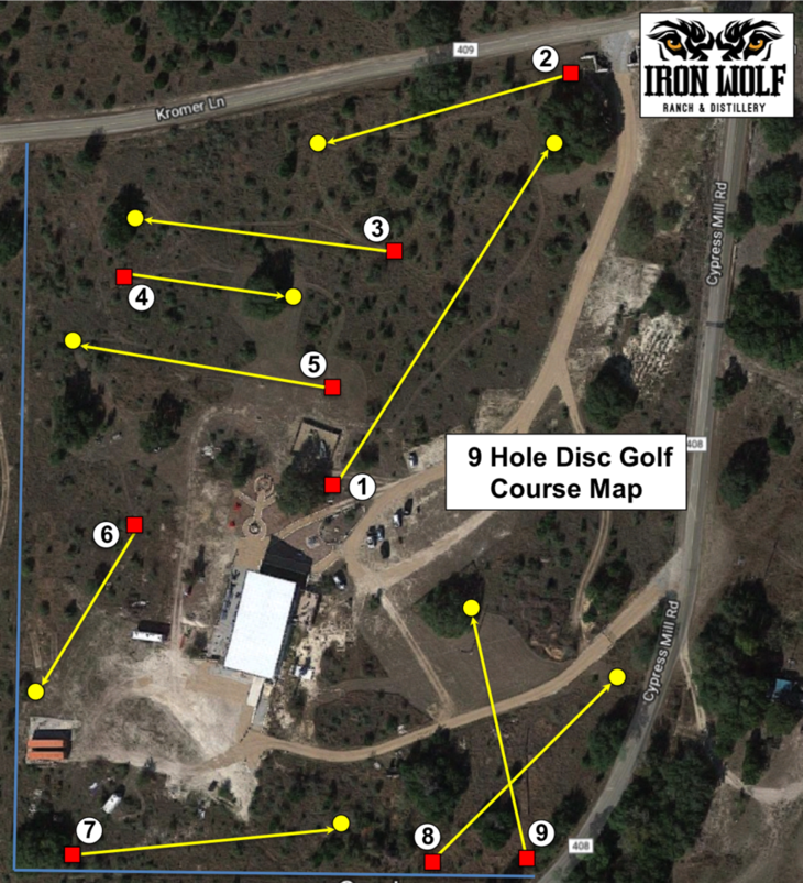 Iron Wolf Disc Golf Course Professional Disc Golf Association
