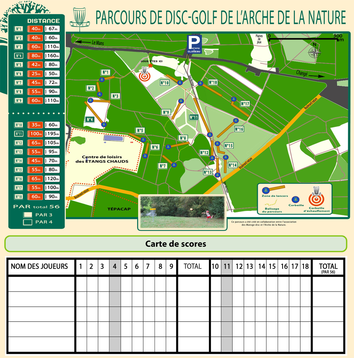 Arche De La Nature Front Professional Disc Golf Association