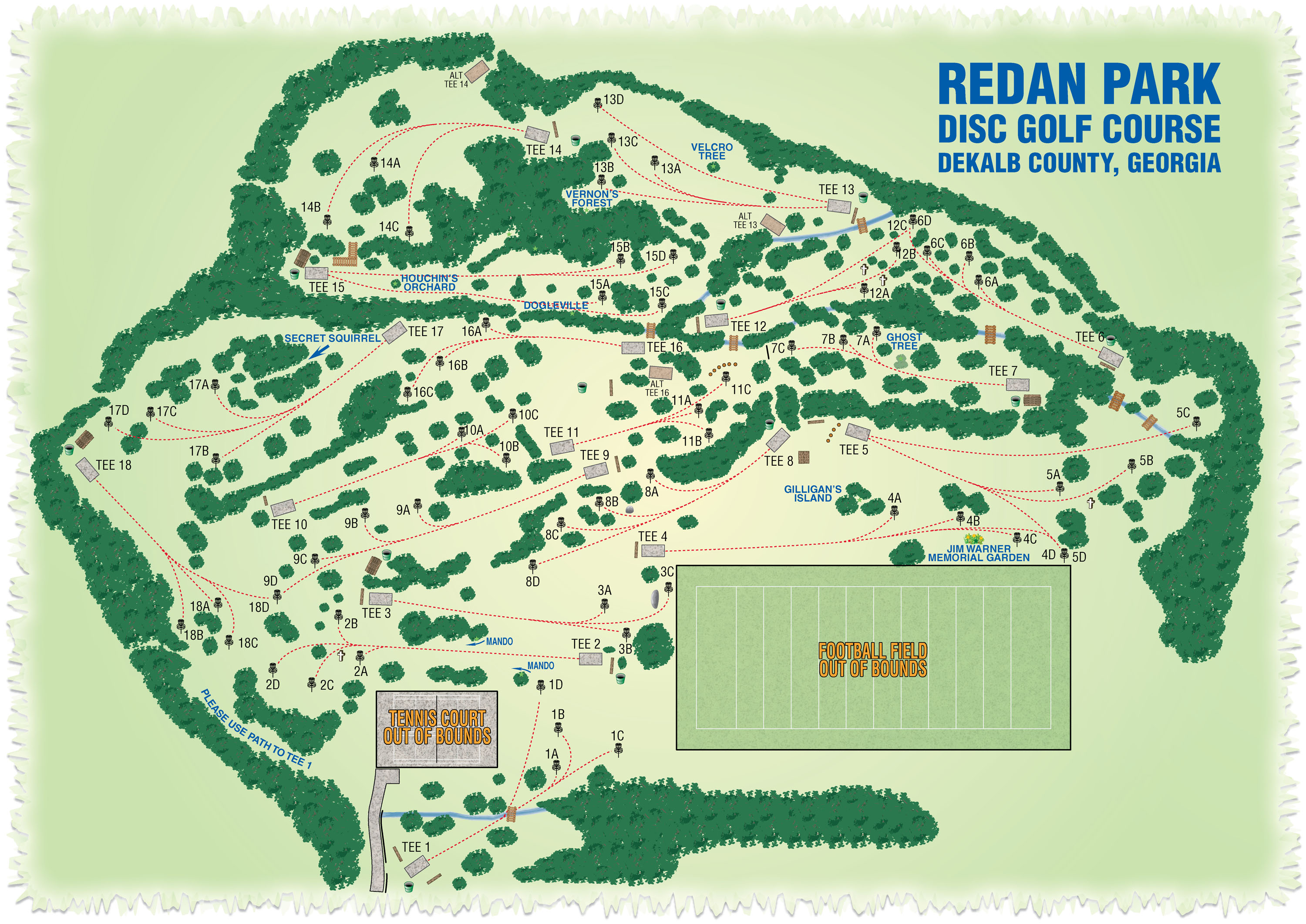 RosewoodDekalb at Redan Park Professional Disc Golf Association