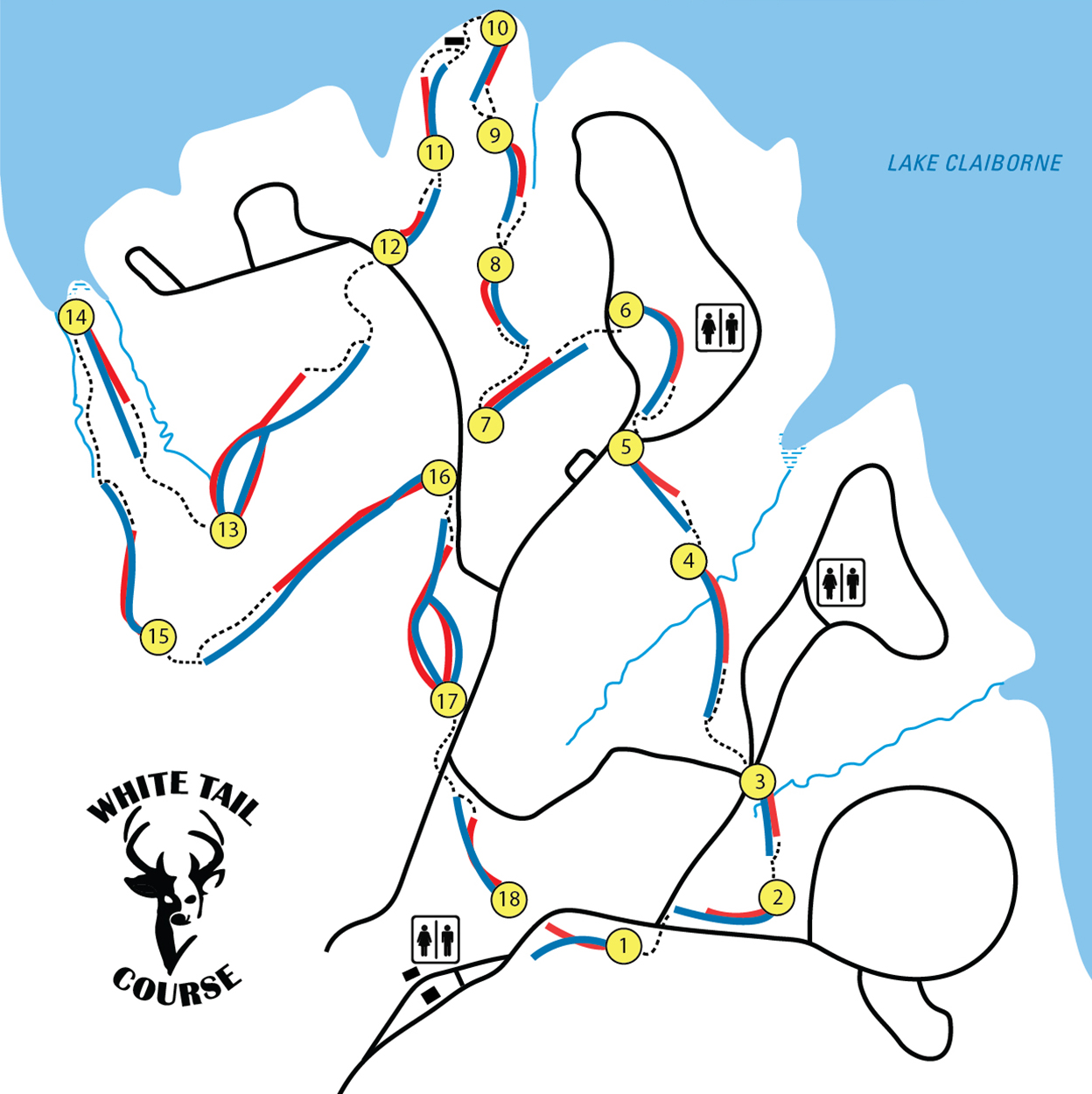 Lake Claiborne State Park Whitetail Course Professional Disc Golf Association