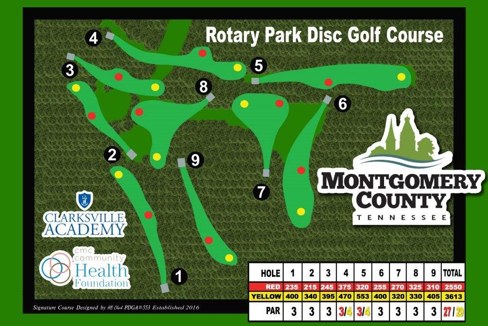 Rotary Park Disc Golf Course Professional Disc Golf Association Rotary Park Disc Golf Course Professional Disc Golf Association