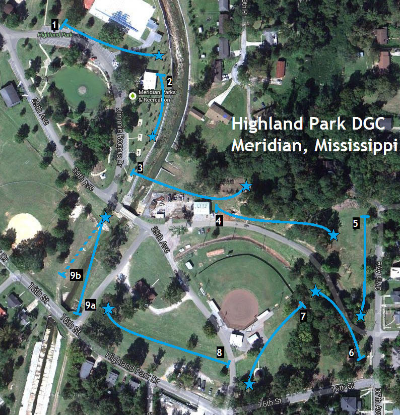 Highland Park Disc Golf Professional Disc Golf Association