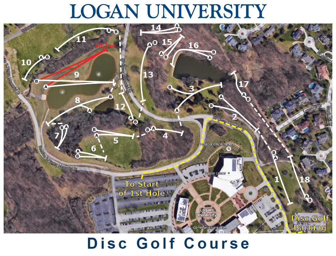 Logan University Disc Golf Course Professional Disc Golf Association Logan University Disc Golf Course Professional Disc Golf Association
