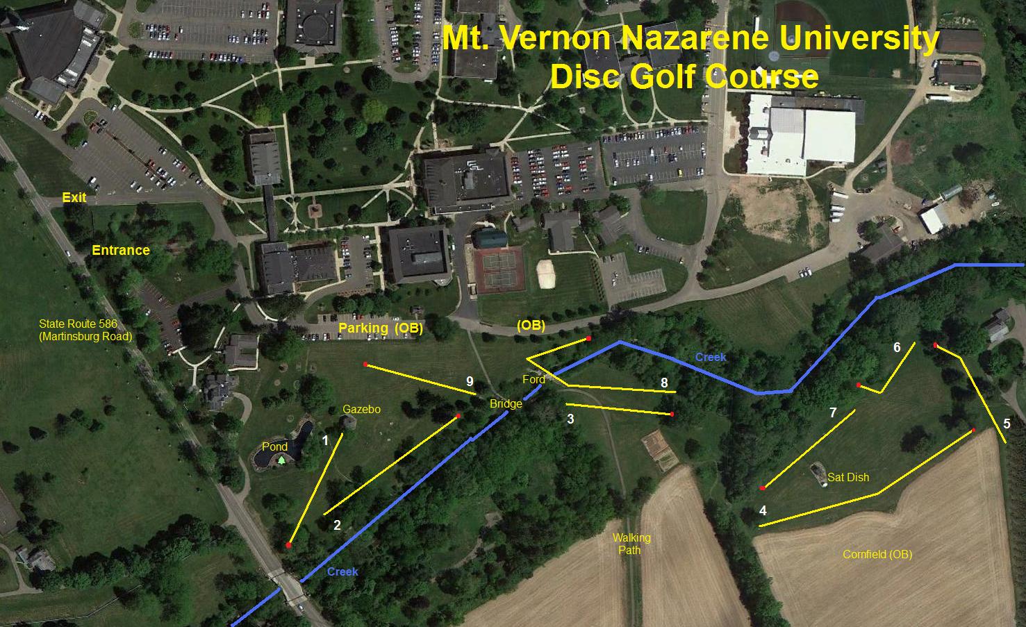 Mt Vernon Nazarene University Professional Disc Golf Association