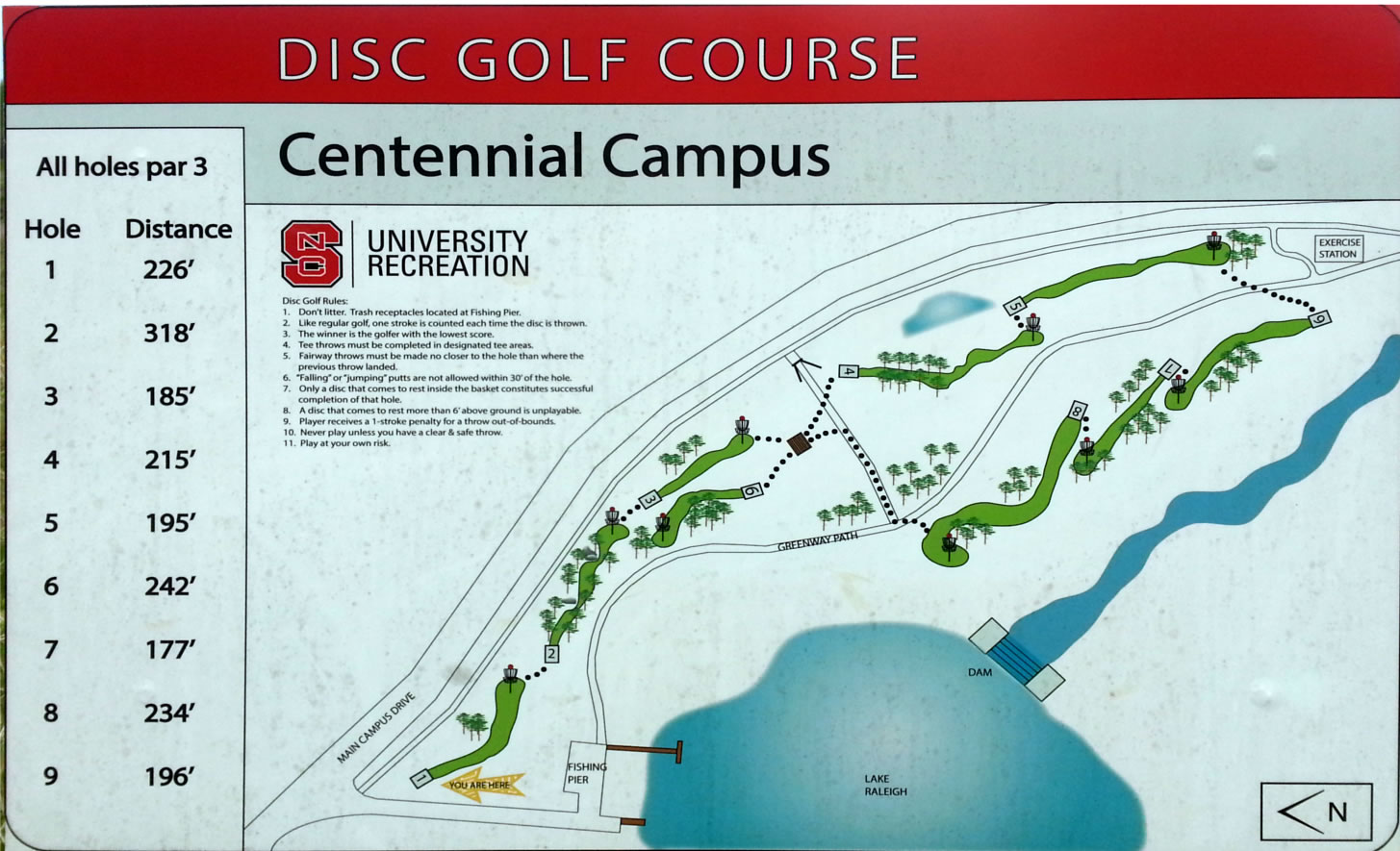NC State Centennial Campus Professional Disc Golf Association