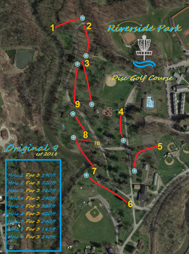 Riverside Park Disc Golf Course Professional Disc Golf Association