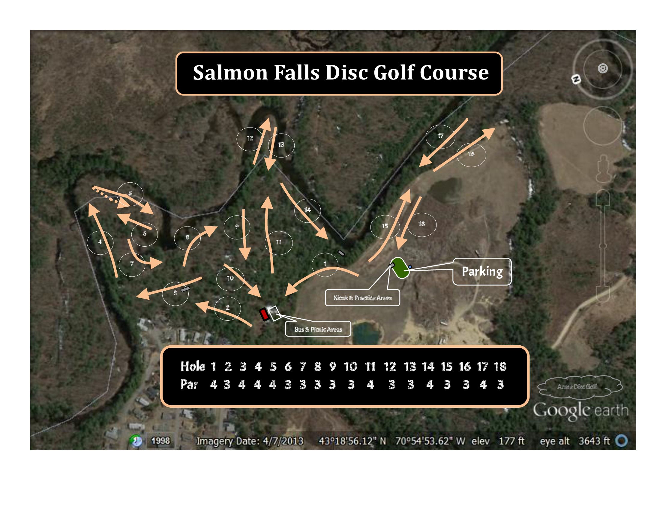 Salmon Falls Disc Golf Course Professional Disc Golf Association