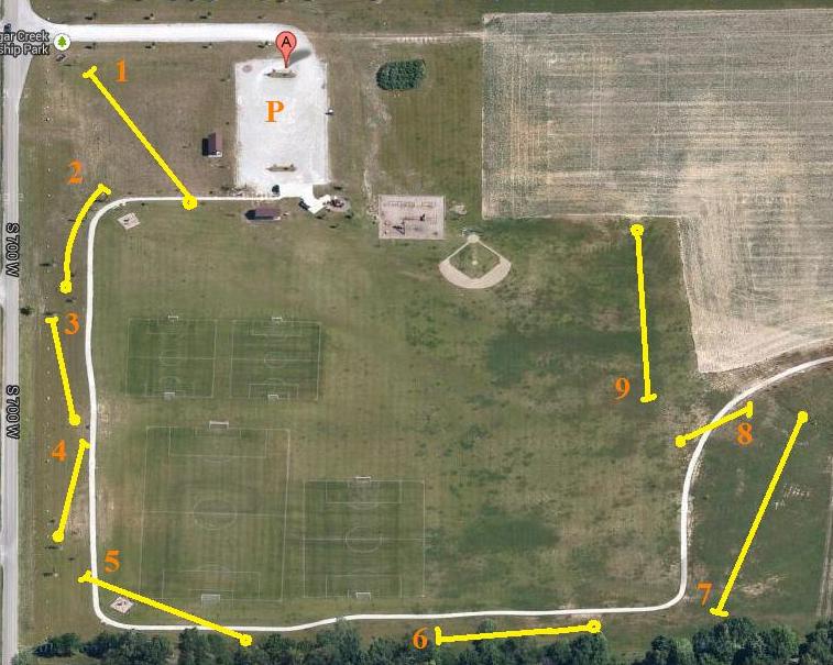 Sugar Creek Park Disc Golf Course Professional Disc Golf Association