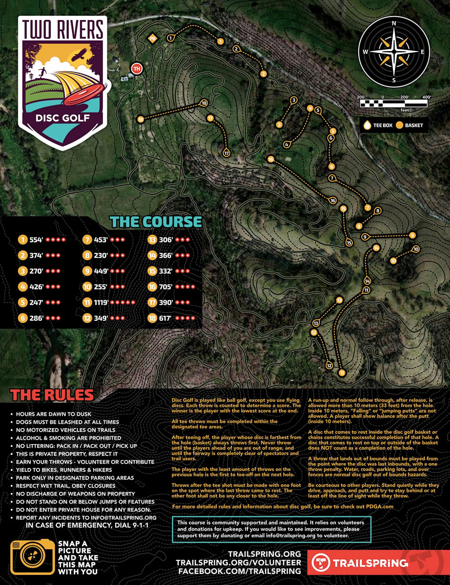 Two Rivers Disc Golf Course Professional Disc Golf Association