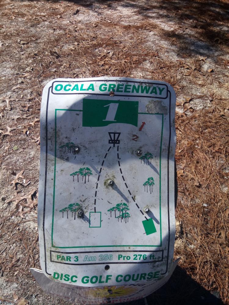 Ocala Greenway Disc Golf Course Professional Disc Golf Association