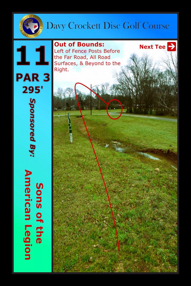 Davy Crockett Disc Golf Course Professional Disc Golf Association
