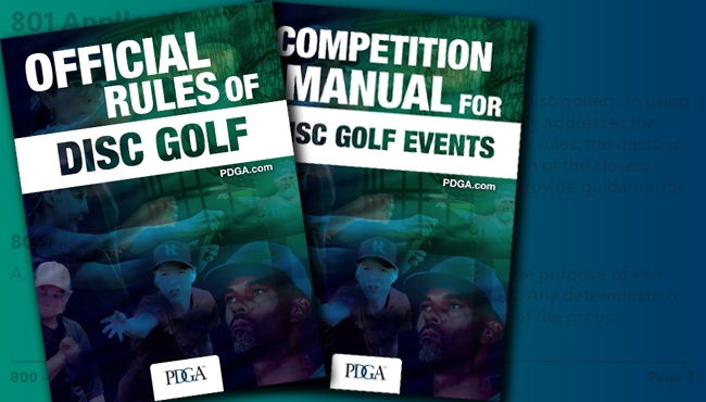 Pdga Schedule 2022 Pdga Official Rules Of Disc Golf & Competition Manual Updated For 2022 |  Professional Disc Golf Association