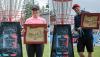 2022 Portland Open winners holding trophies