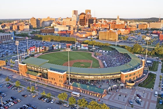 View of Frontier Field