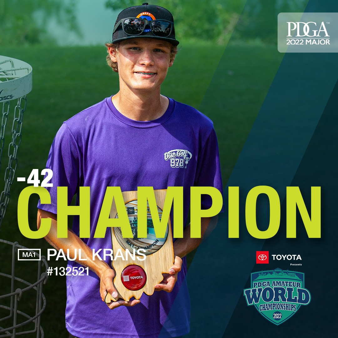 2022 PDGA Amateur Disc Golf World Championships presented by Toyota Professional Disc Golf Association